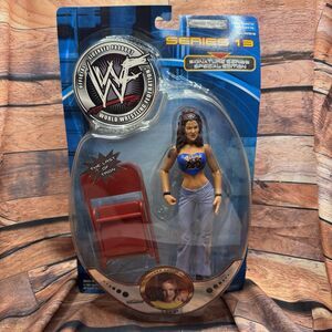 Vintage WWF Lita Figure Series 13 Silver Edition Jakks Pacific 2001 Sealed New